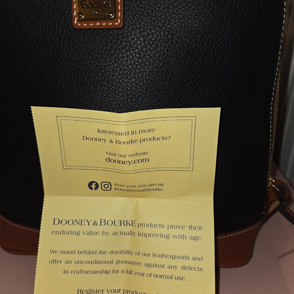Dooney & Bourke pebble grain leather zip Backpacks - Picture 8 of 10